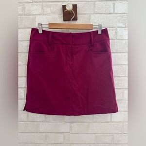 Adidas Tennis Women's Mini skirt in Burgundy Size 4 #1904